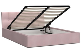 Łóżko RINO Welur różne kolory 160x200 metalowy stelaż + Materac