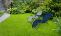 Fotel Leżak ogrodowy LEON GRANATOWY