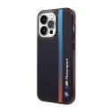 BMW Tricolor Stripe - Etui iPhone 14 Pro (Czarny)