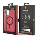 Ferrari Translucent MagSafe - Etui iPhone 14 (Czerwony)