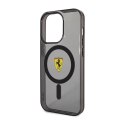 Ferrari Translucent MagSafe - Etui iPhone 14 Pro (Czarny)