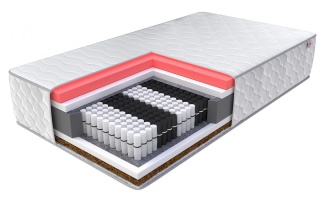 Lux Materac pocket Visco Kokos H3H5 RUBICON JERSEY COSIDO 80x200x22