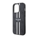 Guess 4G Printed Stripes MagSafe - Etui iPhone 14 Pro (Czarny)