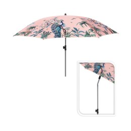 Parasol ogrodowy regulowany Paw różowy